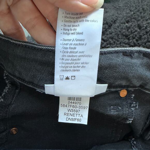 PAIGE Anessa High Rise Ankle Wide Leg Jeans in Renetta Size 30 - Picture 6 of 7